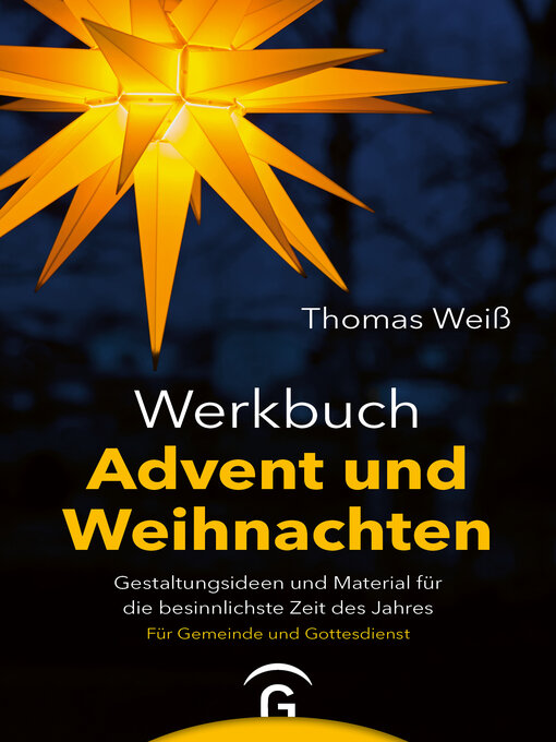 Title details for Werkbuch Advent und Weihnachten by Thomas Weiß - Available